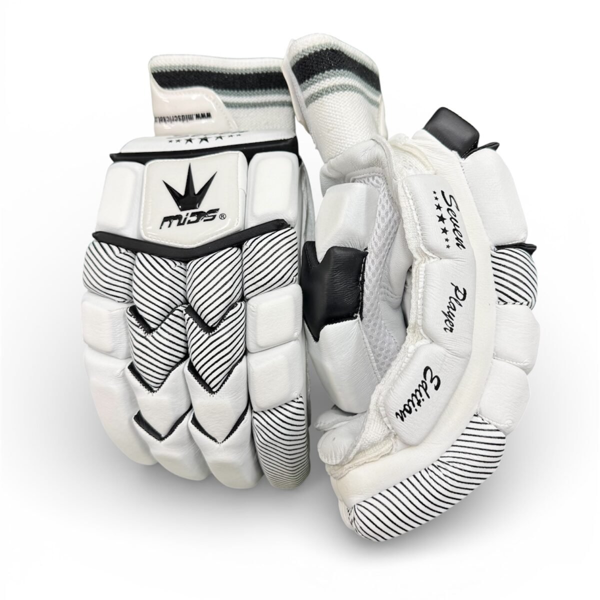 Mids Legacy 7 Stars Cricket Batting Gloves (Mens LH)